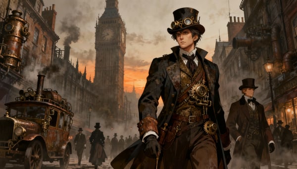 Londwick, this colossal steel beast that dominates the heart of the Britannian Federation, its blood is the surging, boiling steam.