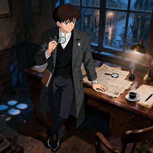 A Short Play About a Detective Searching for Clues in His Memory Palace